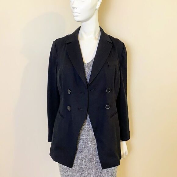 Coldwater Creek Black Blazer Jacket 10P - Picture 4 of 9